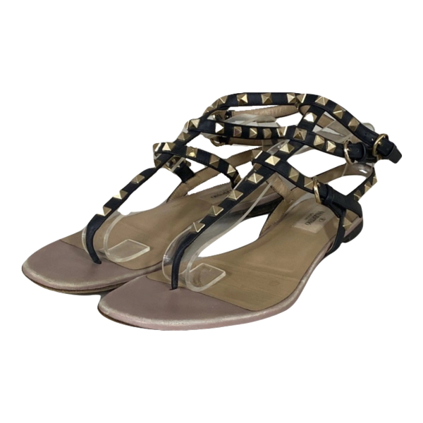 Rasteira Valentino Spikes Preta - 37