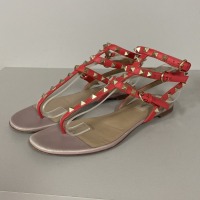 Rasteira Valentino Spikes Vermelha - 37