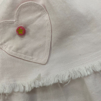Saia Baby Dior Jeans Rosa Infantil - 3 Anos