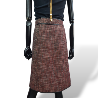 Saia Bottega Veneta Vinho-38
