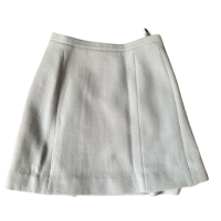 Saia Christian Dior Lã Azul-40