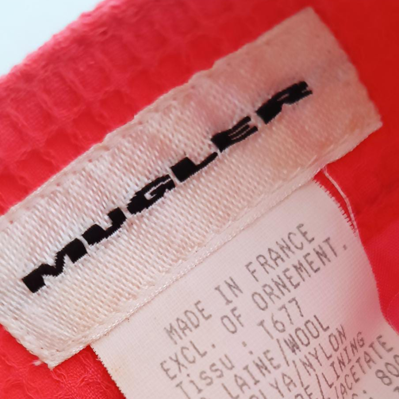 Saia Mugler Rosa Saia Mugler Rosa