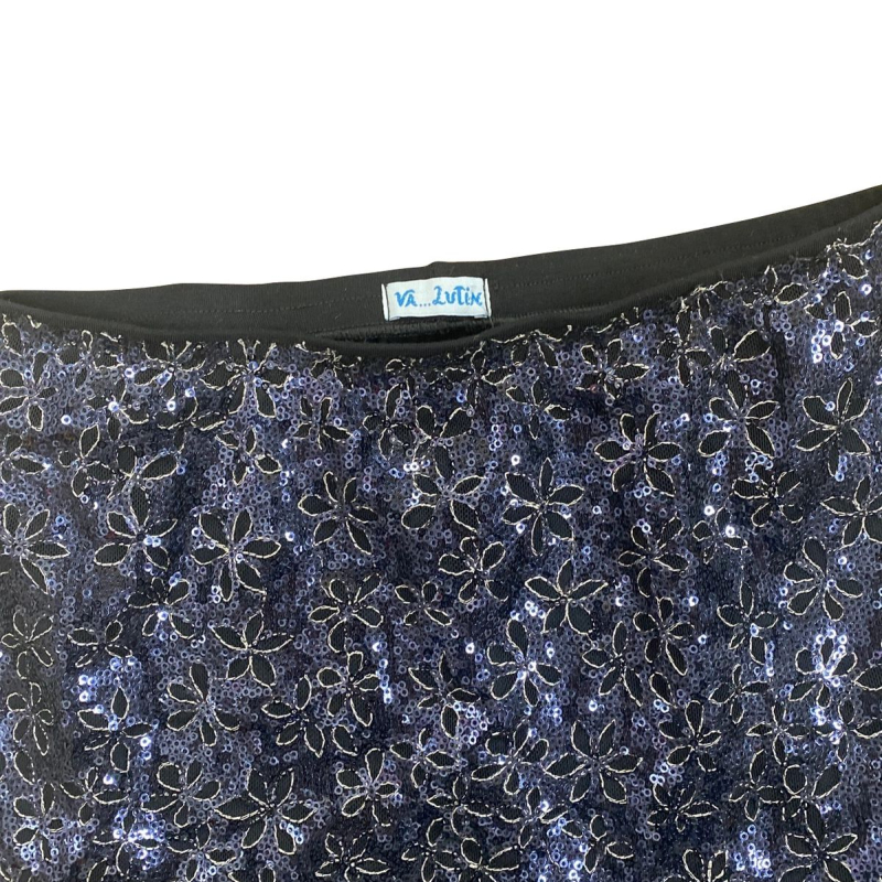 Saia Valutin Garden Paetê Azul Infantil - 14