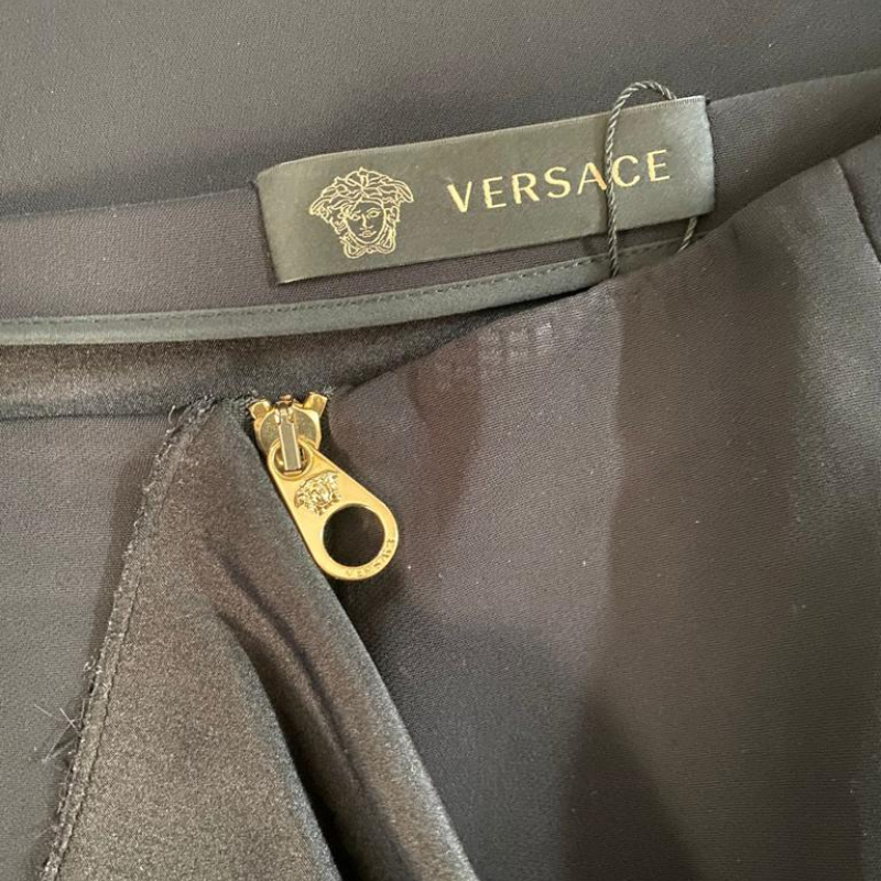 Saia Versace Preta Babado-42