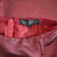 Saia Louis Vuitton Embellished Vermelha