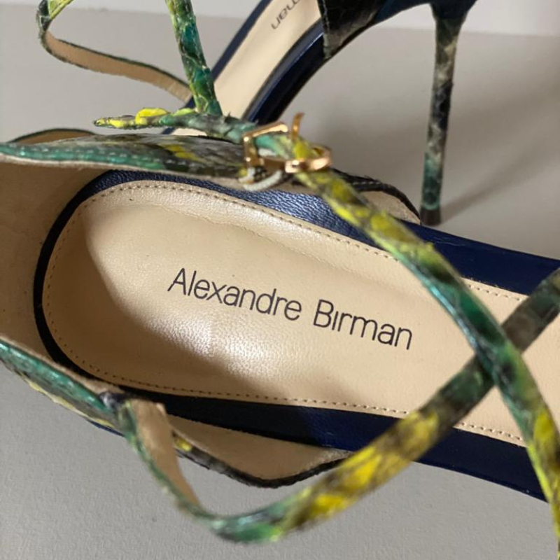 Sandália Alexandre Birman Estampado Cobra-36