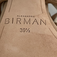 Sandália Alexandre Birman Tiras Suede Marrom