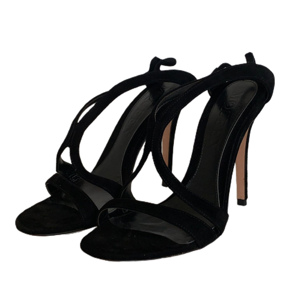 Sandália Alexander McQueen Veludo Preta