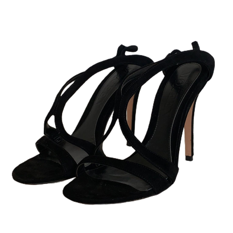 Sandália Alexander McQueen Veludo Preta