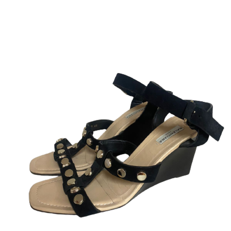 Sandália Balenciaga Preta Taxas-38 Sandália Balenciaga Preta Taxas-38
