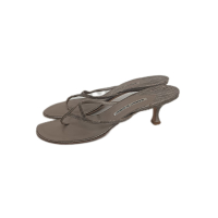 Sandália Manolo Blahnik Cinza - 38