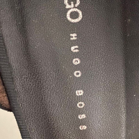 Peep Toe Hugo Boss Suede Preto-36