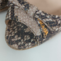 Sandália Prada Anabela Python - 35