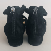 Sandália Rasteira Alexandre Birman Preta Suede - 38