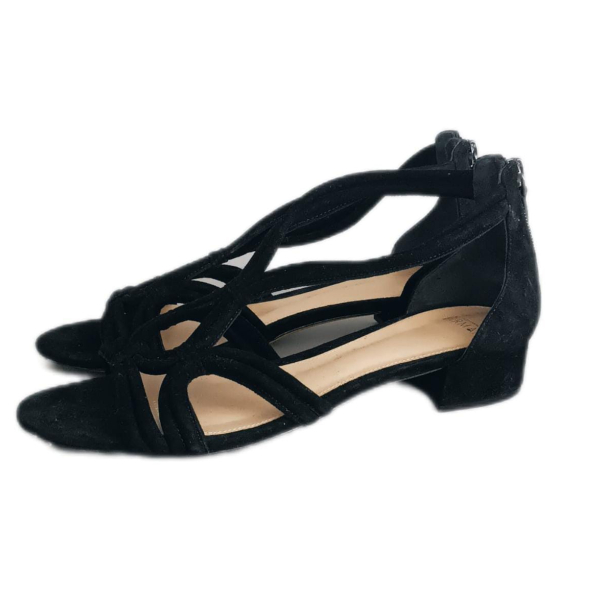 Sandália Rasteira Alexandre Birman Preta Suede - 38