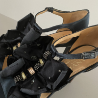 Sandália Salto Lanvin Preto 39