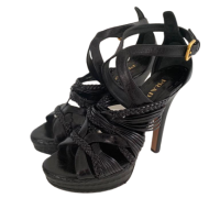 Sandália Salto Prada Preto-38