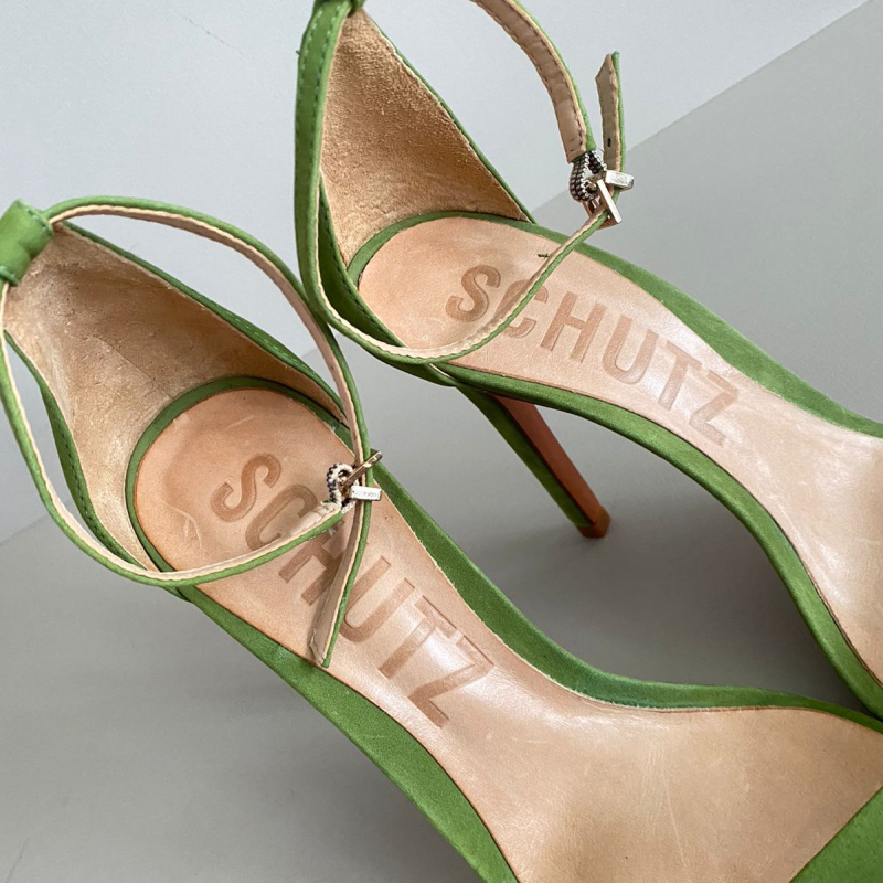 Sandália Schutz Verde-38