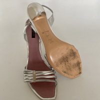Sandália Louis Vuitton Metalizada - 40