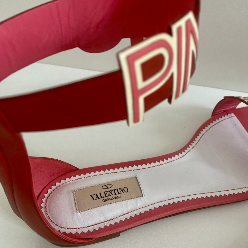 Sandália Valentino Punk Pinki's - Nunca Usada