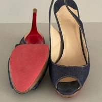 Peep Toe Cristian Louboutin Jeans - 37
