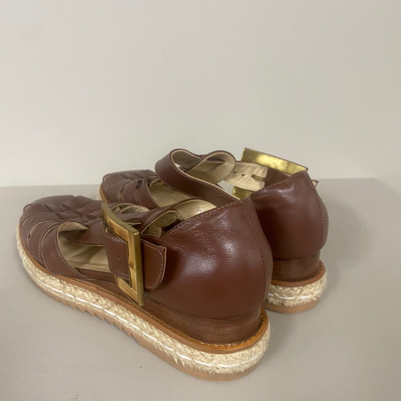 Sandália Marcela B Melissa Marrom-36