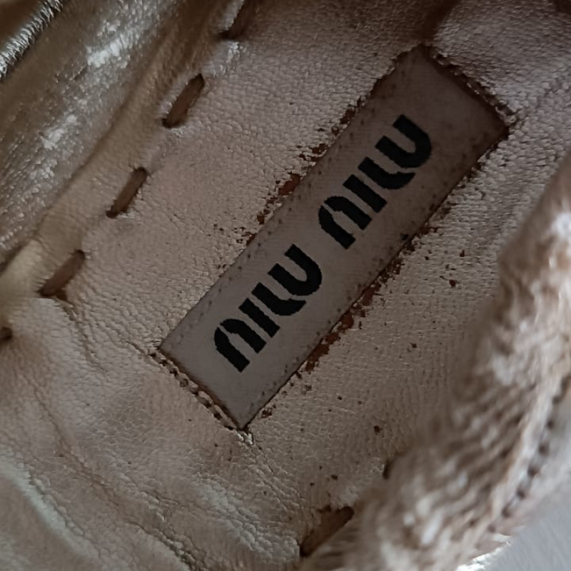 Sapatilha Miu Miu Dourado - 39