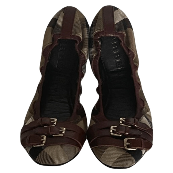 Sapatilha Burberry Falcony House Check Vinho Sapatilha Burberry Falcony House Check Vinho