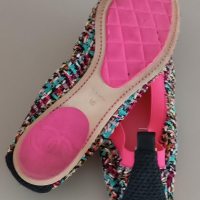 Sapatilha Chanel Rosa/ Colorida 38