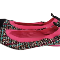 Sapatilha Chanel Rosa/ Colorida 38