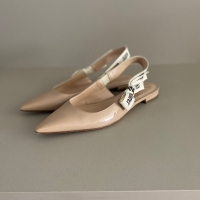 Sapatilha Christian Dior J'Adior Verniz Nude - 36