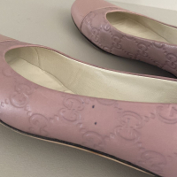 Sapatilha Gucci GG Couro Nude - 37