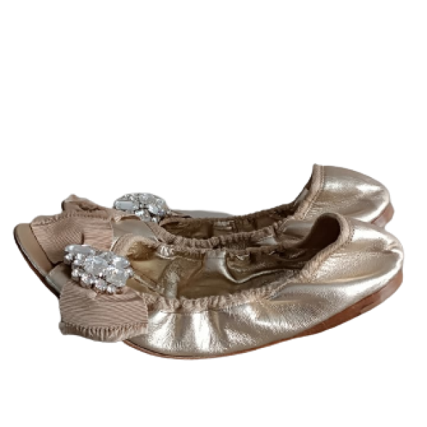 Sapatilha Miu Miu Dourado - 39