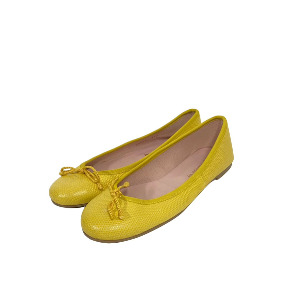 Sapatilha Pretty Ballerinas Couro Amarela-36