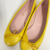 Sapatilha Pretty Ballerinas Couro Amarela-36