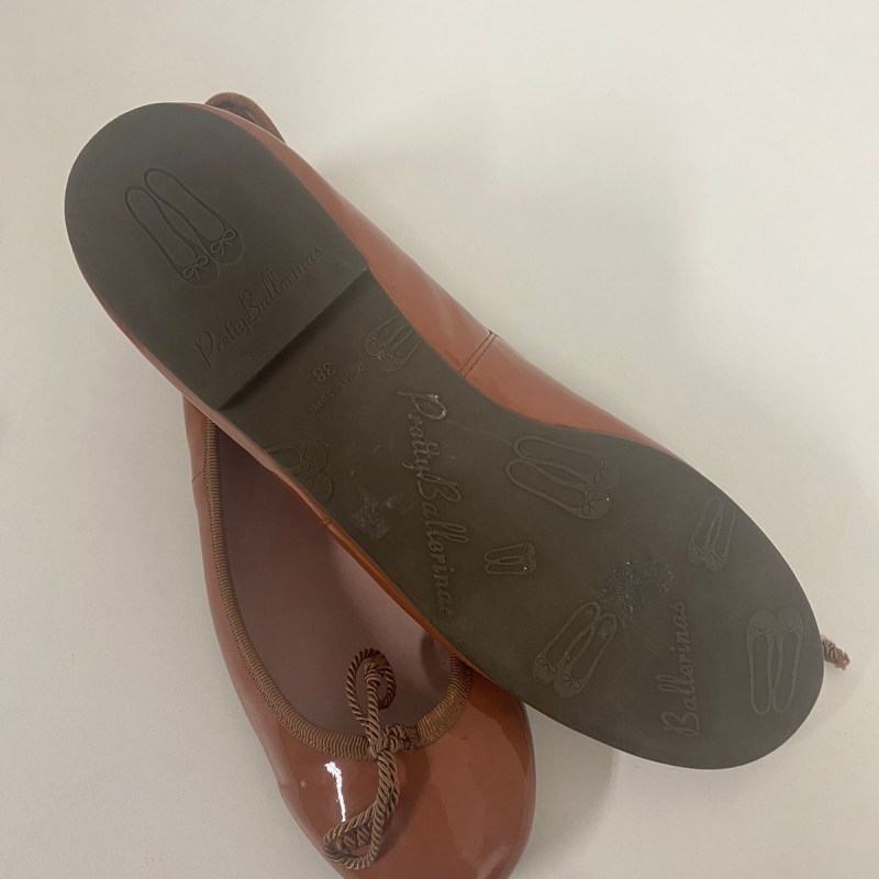 Sapatilha Pretty Ballerinas Verniz Nude-38