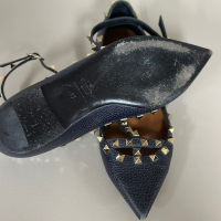 Sapatilha Valentino Rockstud Azul Marinho-35