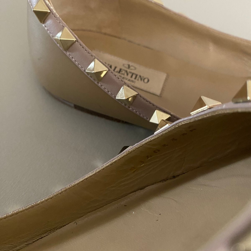 Sapatilha Valentino Rockstud Nude - 37