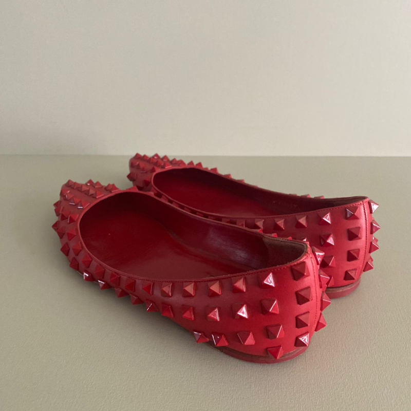 Sapatilha Valentino Rockstud Vermelha - 38