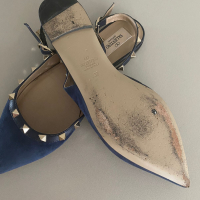 Sapatilha Valentino Suede Azul - 37