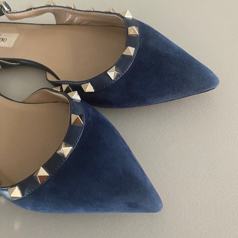 Sapatilha Valentino Suede Azul - 37 Sapatilha Valentino Suede Azul - 37