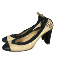 Sapato Chanel Pumps Bicolor-38