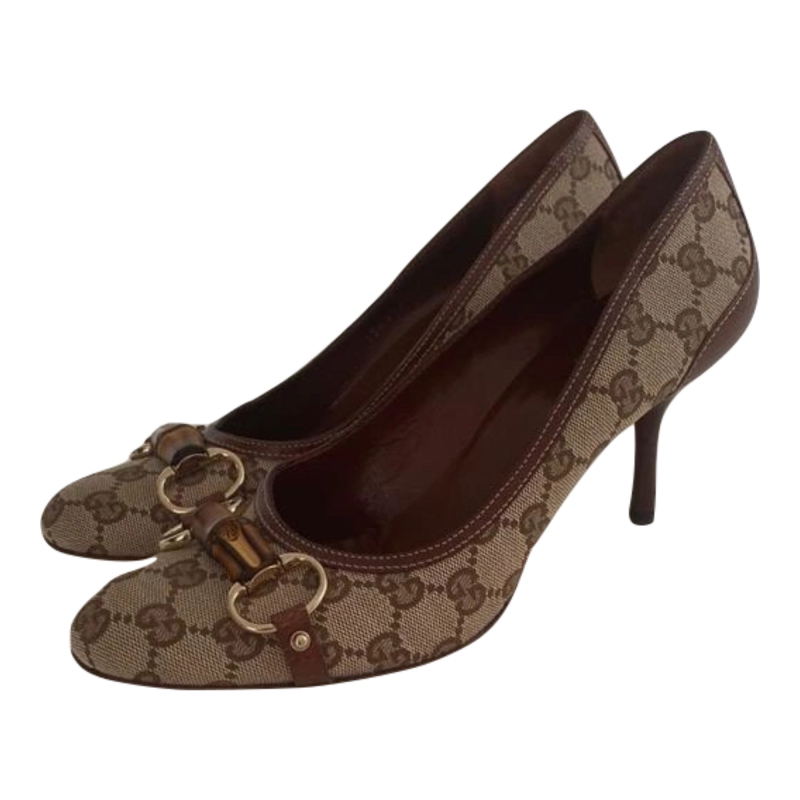 Scarpin Gucci Monograma-37
