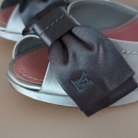 Sapato Louis Vuitton Cetim Azul 39