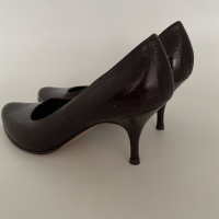 Scarpin Marina Rinaldi Couro Marrom - 36