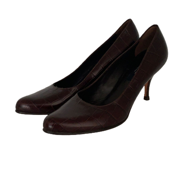 Scarpin Marina Rinaldi Couro Marrom - 36