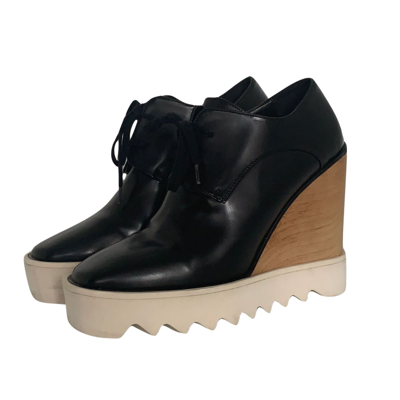 Sapato Stella McCartney Flatform 'Elyse' Preto