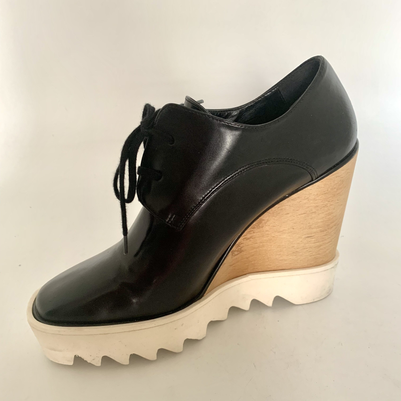 Sapato Stella McCartney Flatform 'Elyse' Preto Sapato Stella McCartney Flatform 'Elyse' Preto