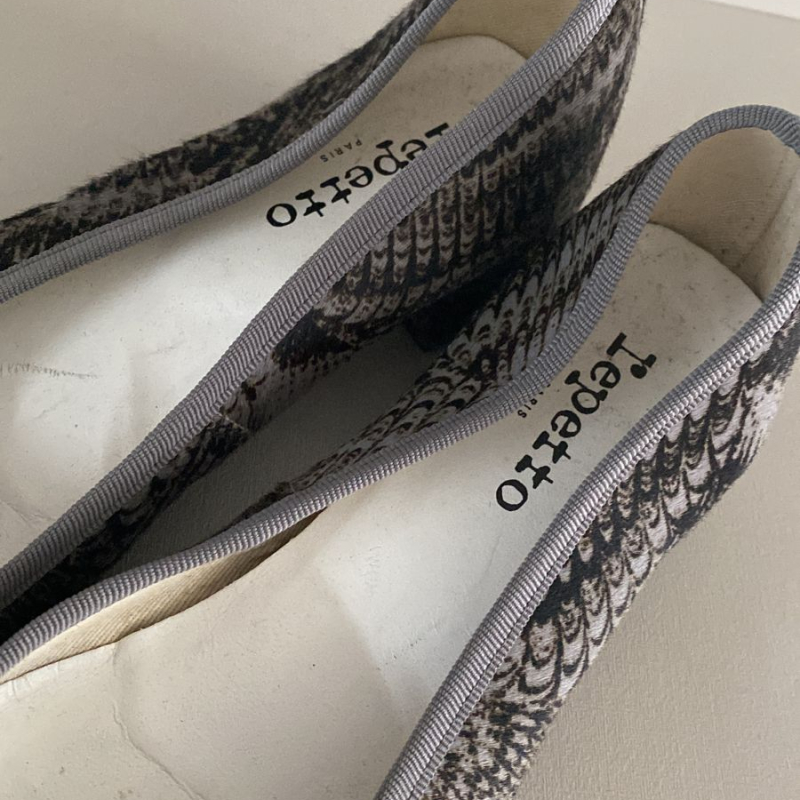 Sapatilha Repetto Cavalino Estampada Cinza - 37