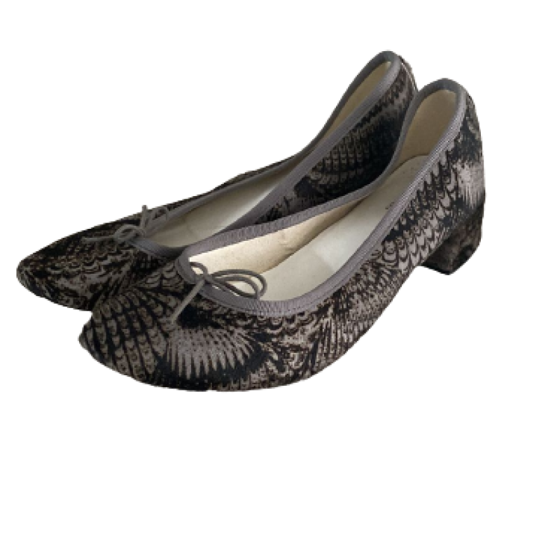 Sapatilha Repetto Cavalino Estampada Cinza - 37 Sapatilha Repetto Cavalino Estampada Cinza - 37